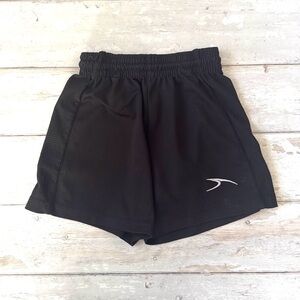 Boys 4T Black Athletic Shorts Kids Bottoms Score Apparel Brand XS 4/5